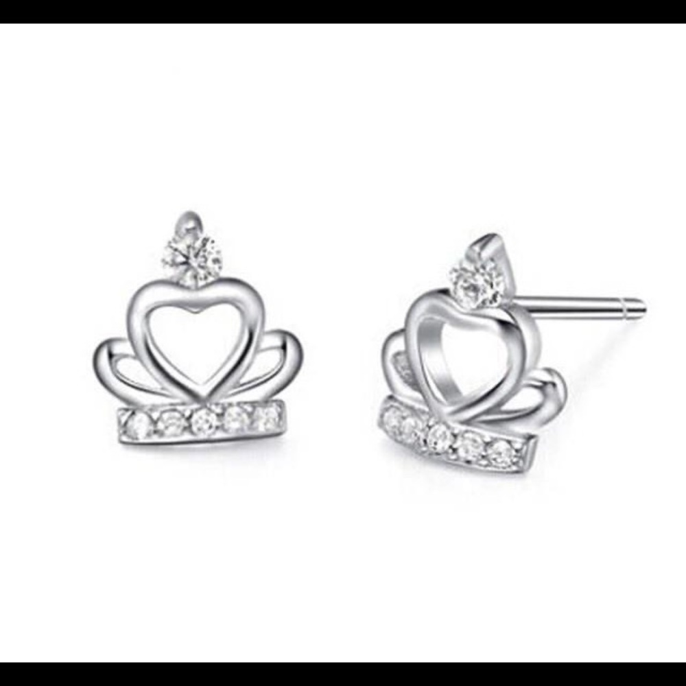 crown queen fashion earrings